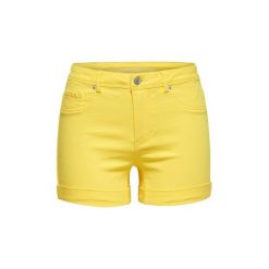 Szorty i Bermudy Jacqueline De Yong SHORTS JDYFIVE SUMMER SHORTS DNM AMARILLO. Żółte szorty damskie Jacqueline de Yong, s, bez wzorów. Za 52,26 zł.