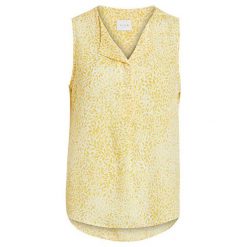 VILA Damska bluzka Lucy S / L Top-Fav Lux Gold zięba (rozmiar XS). Bluzki damskie Vila, s, bez wzorów, bez kołnierzyka. W wyprzedaży za 114,00 zł.
