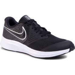 Buty NIKE - Star Runner 2 (Gs) AQ3542 001 Black/White/Black Volt. Czarne buty sportowe damskie Nike, bez wzorów, ze skóry, sportowe, do biegania. Za 169,00 zł.