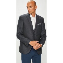 Pierre Cardin - Marynarka. Niebieskie garnitury męskie Pierre Cardin, bez wzorów, z poliesteru, eleganckie. W wyprzedaży za 359,90 zł.