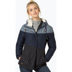 Ragwear - Damska kurtka funkcyjna – Fan, niebieski. Niebieskie kurtki damskie Ragwear, s, bez wzorów, eleganckie, bez kaptura. Za 379,95 zł.