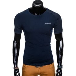 T-SHIRT MĘSKI Z NADRUKIEM S960 - GRANATOWY. Niebieskie t-shirty męskie z nadrukiem marki Ombre Clothing, s. Za 19,99 zł.