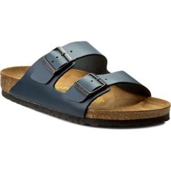 Klapki BIRKENSTOCK - Arizona 0051151 Blue. Niebieskie klapki damskie Birkenstock, bez wzorów, ze skóry, bez obcasa. Za 309,00 zł.