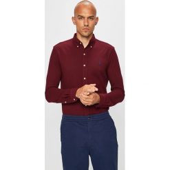Polo Ralph Lauren - Koszula. Brązowe koszule męskie Polo Ralph Lauren, s, bez wzorów, z bawełny, casualowe, polo, z długim rękawem. W wyprzedaży za 379,90 zł.