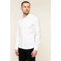Koszula Hugo Ero 3 50421155. Białe koszule męskie HUGO, m, bez wzorów, z bawełny, biznesowe, bez kołnierzyka, bez rękawów. W wyprzedaży za 309,00 zł.