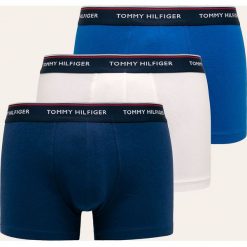 Tommy Hilfiger - Bokserki (3-pack). Niebieskie bokserki męskie TOMMY HILFIGER, bez wzorów, z elastanu. W wyprzedaży za 139,90 zł.