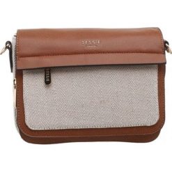 Bessie London torebka crossbody damska, brązowa BL4196. Pomarańczowe torebki klasyczne damskie Bessie London, bez wzorów, bez dodatków. Za 169,00 zł.