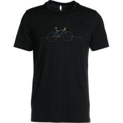 Koszulki polo: Icebreaker MENS TECH LITE CREWE CADENCE Tshirt z nadrukiem black