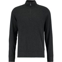 Swetry klasyczne męskie: GAP ZIP MOCK Sweter charcoal