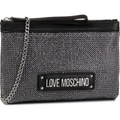 Torebka LOVE MOSCHINO - JC4050PP1ALH100A Nero/Crystal Nero. Szare torebki klasyczne damskie Love Moschino, bez wzorów, ze skóry ekologicznej, eleganckie, bez dodatków. W wyprzedaży za 409,00 zł.