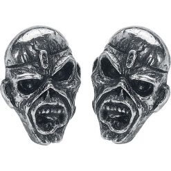 Kolczyki damskie: Iron Maiden Piece Of Mind Kolczyki – Earpin srebrny