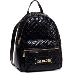 Plecak LOVE MOSCHINO - JC4204PP0AKA0000 Nero. Czarne plecaki damskie Love Moschino, bez wzorów, ze skóry ekologicznej, klasyczne. W wyprzedaży za 659,00 zł.