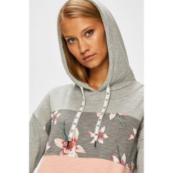 Roxy - Bluza. Szare bluzy damskie Roxy, s, bez wzorów, z bawełny, bez rękawów, z kapturem. W wyprzedaży za 219,90 zł.