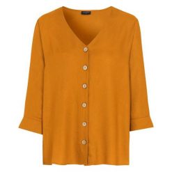 Freequent Bluzka Jessa żółty female żółty M (40). Żółte bluzki damskie Freequent, s, bez wzorów, eleganckie, z dekoltem w serek, bez rękawów. Za 189,00 zł.