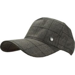Letnia Męska Czapka z Daszkiem, Full Cap, Brązowa, w Kratę CPAPJNSDASZEK12380kw. Pomarańczowe czapki męskie Pako Jeans, na lato, bez wzorów. Za 29,00 zł.