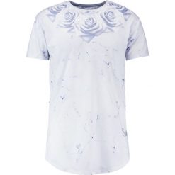 T-shirty męskie: SIKSILK MARBLE ROSE CURVED HEM TEE Tshirt z nadrukiem off white