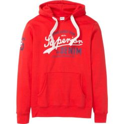 Bluza z kapturem bonprix czerwony. Czerwone bluzy męskie bonprix, xxl, bez wzorów, z kapturem, bez rękawów, z kapturem. Za 79,99 zł.