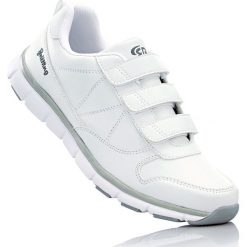 Buty sportowe skórzane Brütting bonprix biały. Białe buty skate męskie bonprix. Za 149,99 zł.