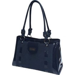 Torebki klasyczne damskie: Torebka w kolorze granatowym – (S)38 x (W)15 x (G)22 cm