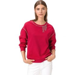 Liu Jo Bluza Czerwony. Czerwone bluzy damskie Liu Jo, xs, z aplikacjami, z bawełny, bez rękawów, bez kaptura. Za 686,95 zł.