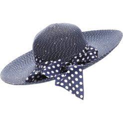 Kapelusze damskie: Granatowy Kapelusz Fashion Revolution