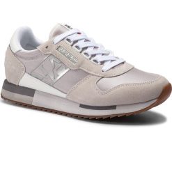 Sneakersy NAPAPIJRI - Virtus N0YJQN Bright White 002. Szare sneakersy męskie Napapijri, na co dzień, bez wzorów, z zamszu, klasyczne, bez zapięcia. W wyprzedaży za 359,00 zł.