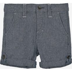Blukids - Szorty dziecięce 98-134 cm. Niebieskie spodenki chłopięce Blukids, bez wzorów, z bawełny, casualowe. W wyprzedaży za 49,90 zł.