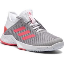 Buty adidas - adizero Club W CG6364 Ftwwht/Shored/Lgrani. Szare buty sportowe damskie Adidas, bez wzorów, z tworzywa sztucznego, sportowe, tenisowe. W wyprzedaży za 219,00 zł.
