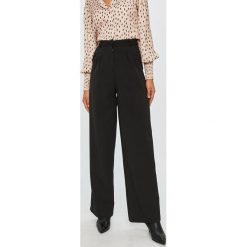 Answear Lab - Spodnie. Czarne spodnie damskie Answear Lab, s, z haftami, z elastanu, z podwyższonym stanem. Za 129,90 zł.