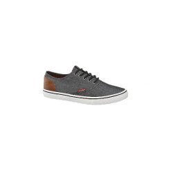 Szare tenisówki męskie Jack + Jones. Szare trampki męskie bez wzorów, z gumy, sportowe, bez zapięcia. Za 139,90 zł.
