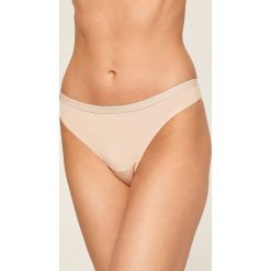 Emporio Armani Underwear - Stringi. Niebieskie majtki damskie Emporio Armani, s, z elastanu. W wyprzedaży za 69,90 zł.