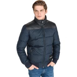 Calvin Klein Kurtka Czarny Niebieski. Niebieskie płaszcze męskie Calvin Klein, l, bez wzorów, z poliesteru, bez kaptura. Za 814,95 zł.