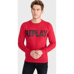 Replay Bluza Czerwony. Czerwone bluzy męskie Replay, xxl, bez wzorów, z bawełny, bez kołnierzyka, bez rękawów, bez kaptura. Za 412,95 zł.