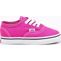 Vans - Tenisówki. Różowe buty dziewczęce sportowe marki Vans, z gumy, na sznurówki. W wyprzedaży za 99,90 zł.