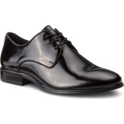 Półbuty LASOCKI FOR MEN - MI08-C375-365-01 Czarny. Czarne buty wizytowe męskie Lasocki For Men, ze skóry, bez zapięcia. Za 199,99 zł.