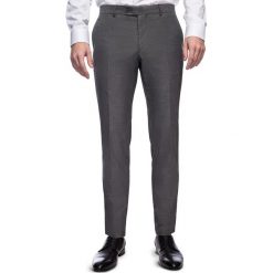 Spodnie LEONARDO GDPS900208. Szare spodnie męskie Giacomo Conti, na spotkanie biznesowe, m, bez wzorów, z elastanu, eleganckie. Za 599,00 zł.