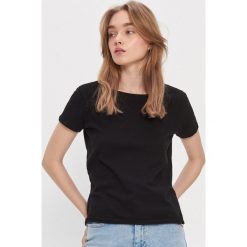 T-shirt z bawełny organicznej - Czarny. Czarne t-shirty damskie House, s, bez wzorów, z bawełny, bez kołnierzyka. Za 25,99 zł.