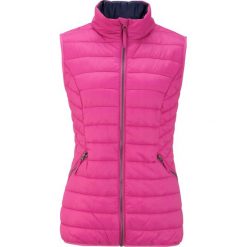 Kamizelka pikowana bonprix różowa magnolia. Różowe kamizelki damskie bonprix. Za 44,99 zł.