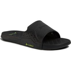 Klapki RIDER - Infinity III Slide Ad 82733 Black 21138. Czarne klapki męskie Rider, bez wzorów, z tworzywa sztucznego. W wyprzedaży za 99,00 zł.