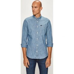 Lee - Koszula. Zielone koszule męskie Lee, s, bez wzorów, z elastanu, casualowe, button down, z długim rękawem. W wyprzedaży za 199,90 zł.