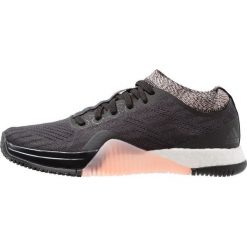 Adidas Performance CRAZYTRAIN ELITE Obuwie treningowe core black/carbon/clear orange. Szare buty sportowe damskie marki Peter Kaiser, z materiału. Za 589,00 zł.