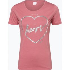 BOSS Casual - T-shirt damski – Temoncoeur, różowy. Czerwone t-shirty damskie marki BOSS Casual, s, z nadrukiem. Za 219,95 zł.