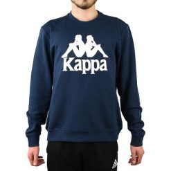 Kappa Sertum RN Sweatshirt 703797-821 bluzy męskie granatowe XL. Bluzy męskie Kappa, na wiosnę, xl, bez wzorów, z bawełny, sportowe, z kapturem, bez rękawów, bez kaptura. W wyprzedaży za 99,99 zł.