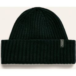 Selected - Czapka. Niebieskie czapki męskie Selected, na zimę, bez wzorów, z dzianiny. W wyprzedaży za 69,90 zł.