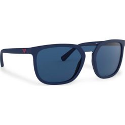 Okulary przeciwsłoneczne Emporio Armani 0EA4123 571980. Niebieskie okulary przeciwsłoneczne męskie Emporio Armani. W wyprzedaży za 409,00 zł.