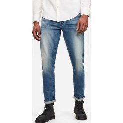 G-Star Raw - Jeansy 3301. Niebieskie jeansy męskie G-Star RAW, l, bez wzorów, retro. Za 469,90 zł.