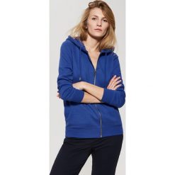 Bluza z kapturem - Niebieski. Niebieskie bluzy męskie rozpinane marki Reserved, l, z kapturem. Za 89,99 zł.