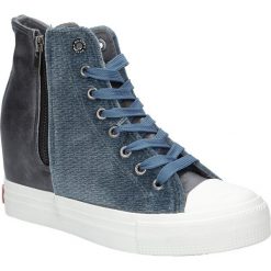 Sneakersy Big Star Y274066. Szare sneakersy damskie marki BIG STAR. Za 99,99 zł.