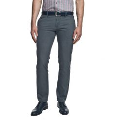 Rurki męskie: spodnie hollow 214 granatowy slim fit