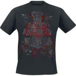 Amon Amarth Crows And Wolves T-Shirt czarny. Czarne koszulki męskie marki Amon Amarth, xl, z nadrukiem, z okrągłym kołnierzem. Za 89,90 zł.